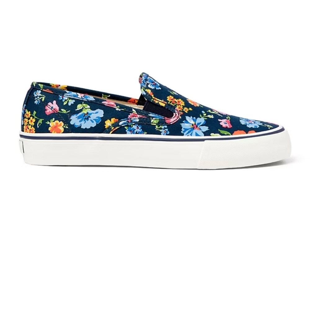Polo Ralph Lauren Blue Floral Slip-On Loafers